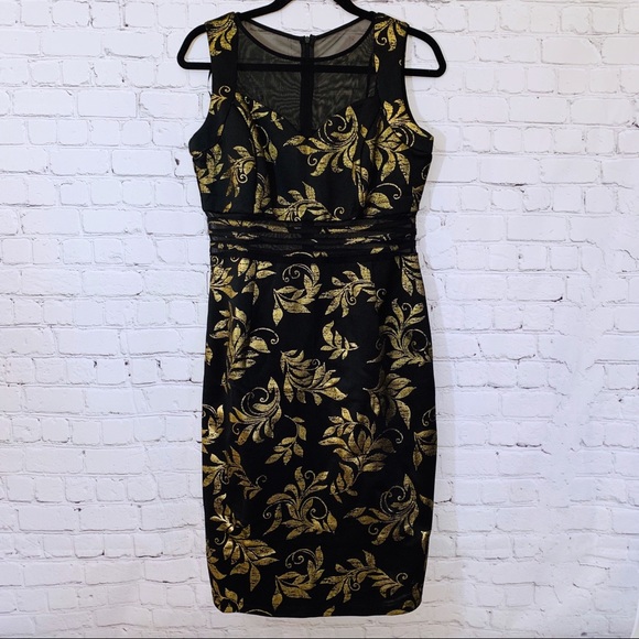 Enfocus Studio Dresses & Skirts - En Focus | Black/Gold Detail Dress Size 8